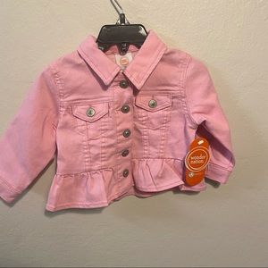 COPY - Baby Pink Denim Jacket